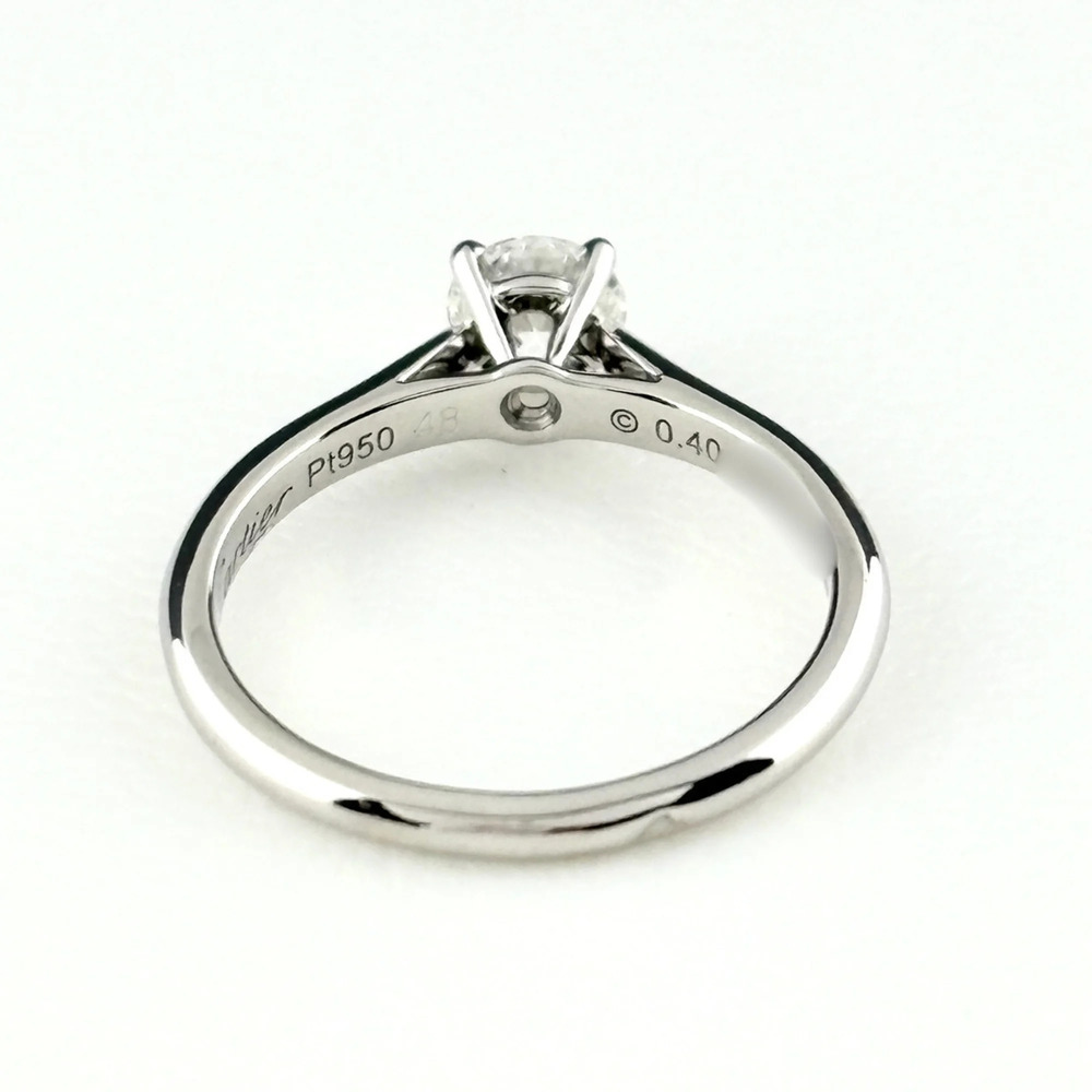 CARTIER Diamond Engagement Ring - Picture 4 of 9